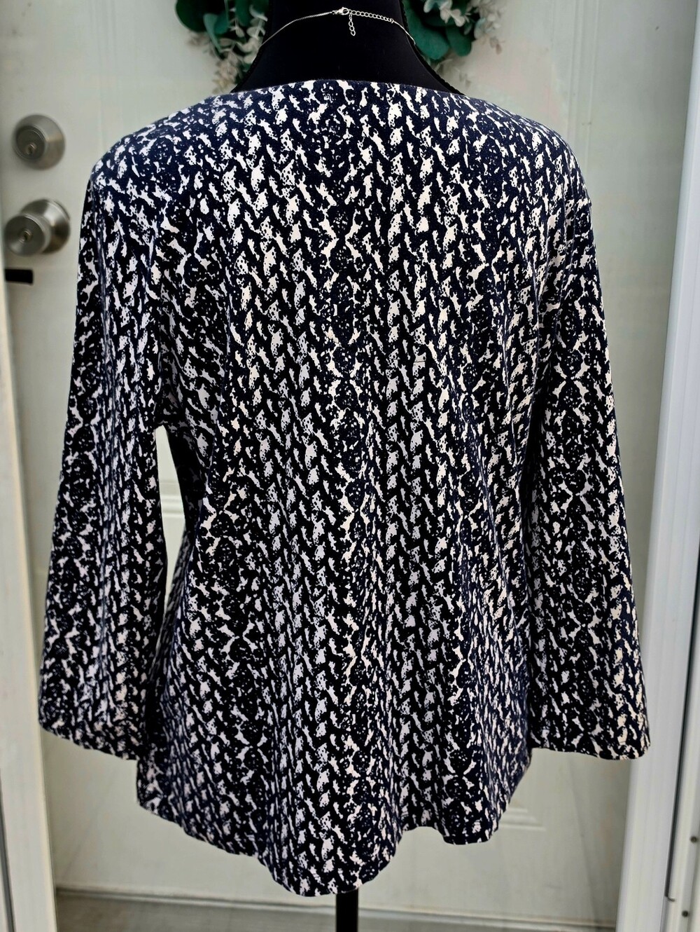 Ruby Rd Embellished  Patterned Women's Top - Picture 6 of 8
